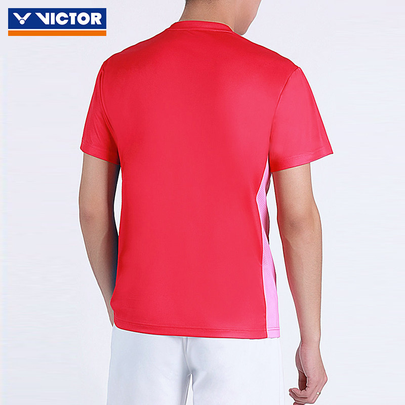  victor笨笨鱼羽毛球服