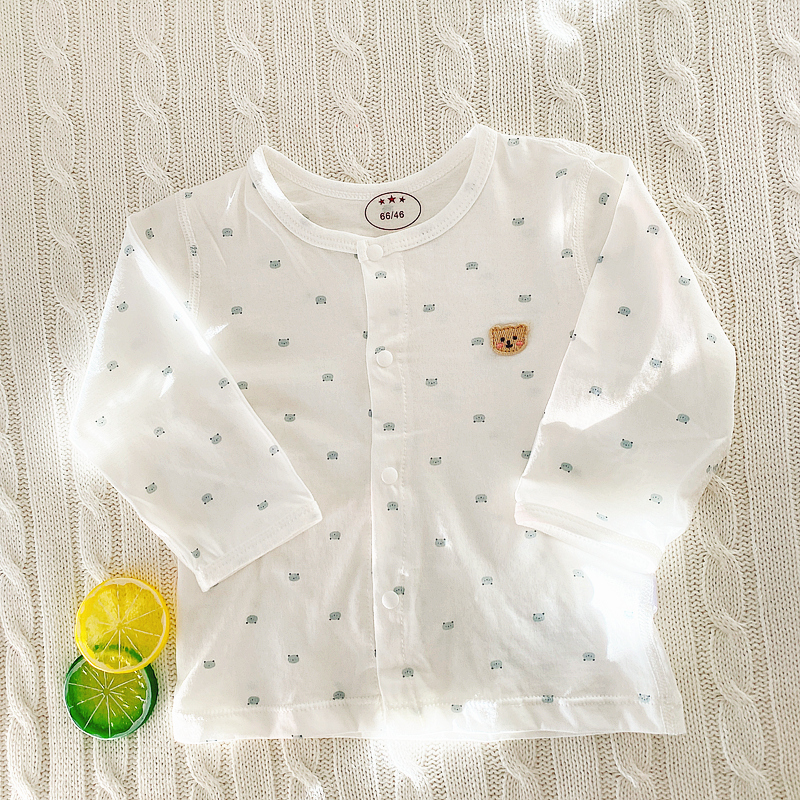 夏季长袖开衫t恤纯棉衣服婴儿上衣薄款儿童体恤一岁宝宝夏装居家,淘宝优惠券,粉丝福利购,淘宝优惠卷