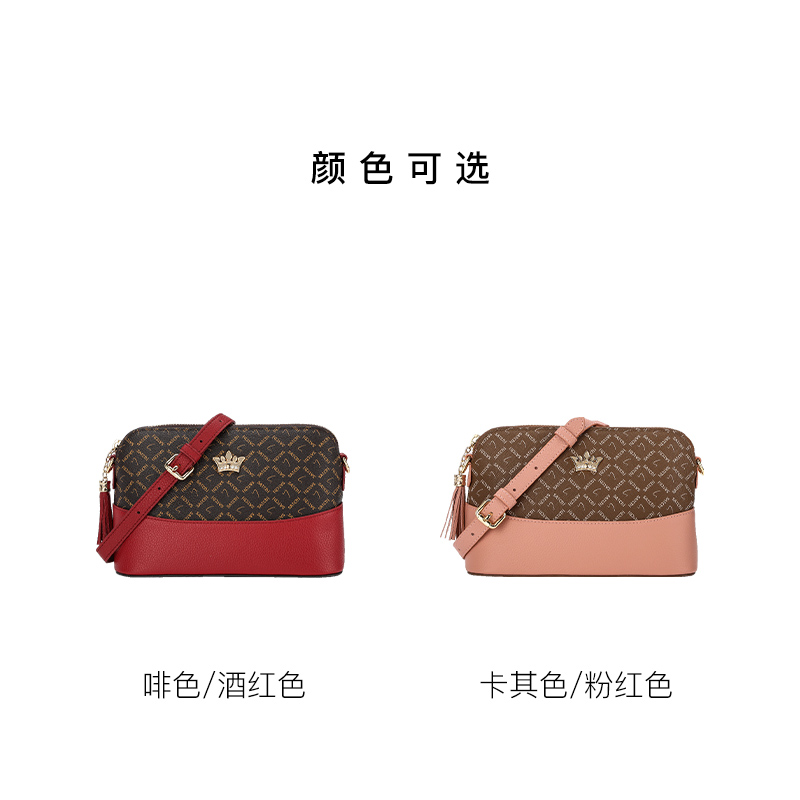 satchi /沙驰2022新款单肩斜挎包 satchi沙驰箱包女士包袋