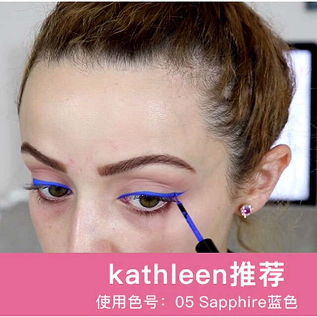 nyx vivid sapphire eyeliner