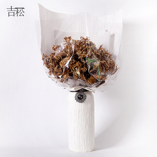 进口手工百折皱纹纸 鲜花包装DIY材料花店专用加厚包花纸超划算 - 图3