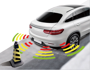 PLC贝奥斯P338语音距离感应通用22MM倒车雷达后4探头超声波蜂鸣