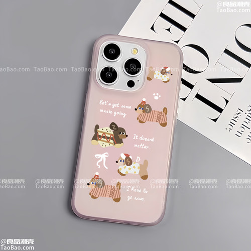 磨砂曼波绿色腊肠狗适用三星S25/S24手机壳23Ultra可爱22情侣s21fe超薄S20+/Note20男女S10/9可爱A53/A54/A55 - 图3