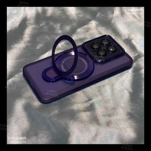 CD纹磁吸金属适用K90红米K70小米17/15/14Ultra手机壳12T站立支架K80/civi5透明NOTE11/13pro+男Turbo4/3/K60 - 图0