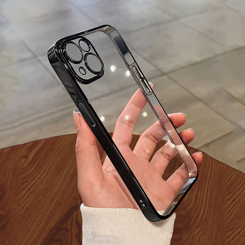 电镀边框简约高级适用X9D荣耀500/400/300/X70/80手机壳X60银色90GT/200/100/X40轻薄X50i+畅玩20透明V30/X9c - 图3