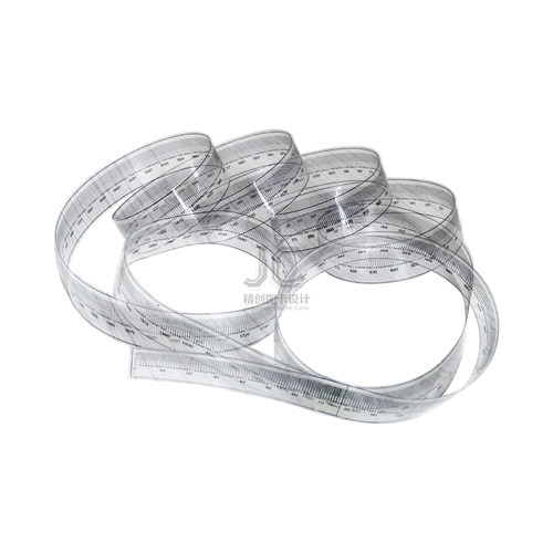 高精度进口PET材质激光输出菲林尺工业测量标准刻度尺标准对照尺 - 图3