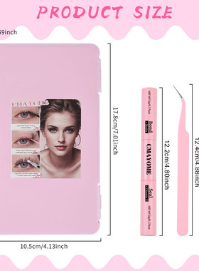 504 clusters segmented 8-16mm D curved false eyelashes假睫毛