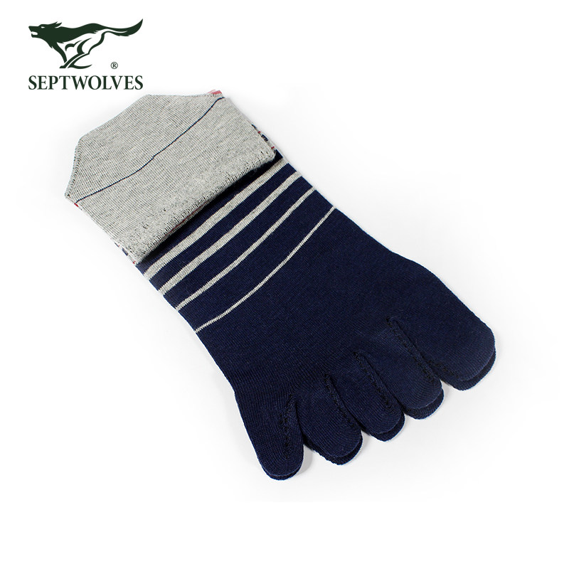 七匹狼男士夏季舒适透气休闲五指袜 七匹狼妍雅短袜/打底袜/丝袜/美腿袜