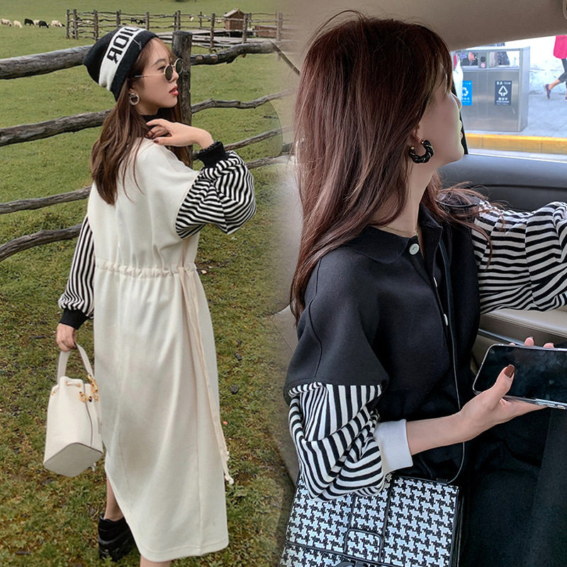 孕妇秋装连衣裙2021时尚网红裙子 艾儿妈妈连衣裙