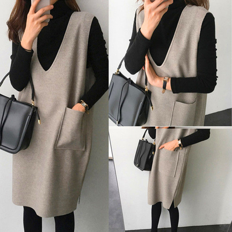 孕妇女2020秋装两件套外出连衣裙 艾儿妈妈连衣裙