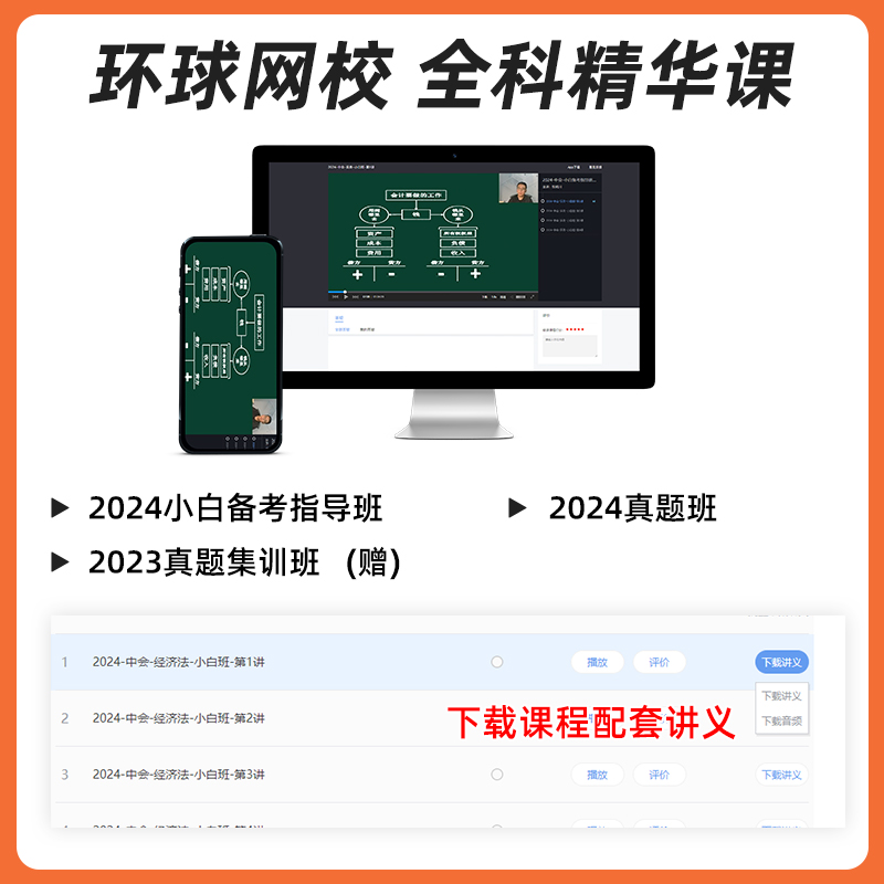 环球网校2024年中级会计资格考试历年真题及押题模拟试卷一本通中级会计实务+经济法+财务管理3本试卷中级会计习题新版2024-图2
