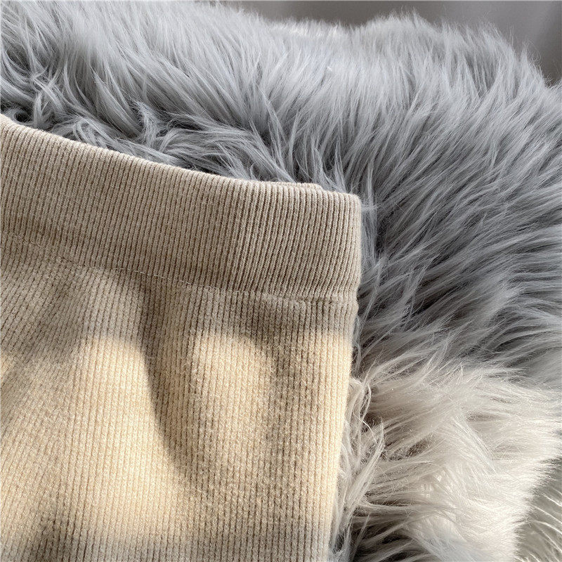 针织秋冬2020新款冬天配流苏半身裙 茵蔚半身裙