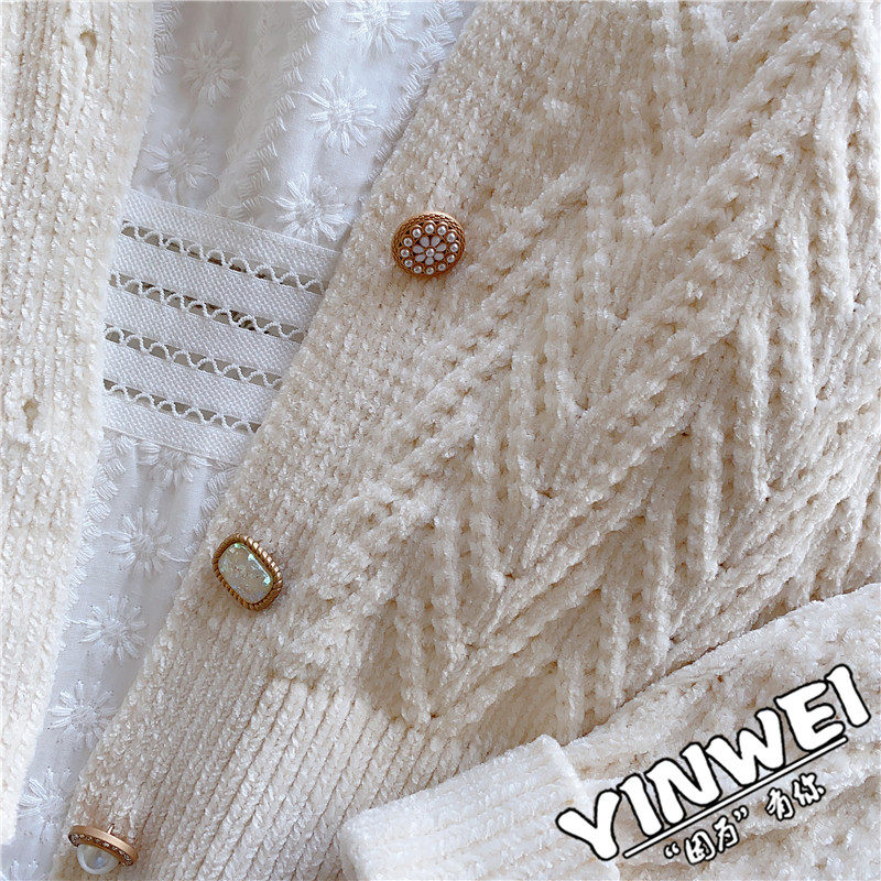 秋装2020年新款外套春秋短款毛衣 茵蔚毛针织衫