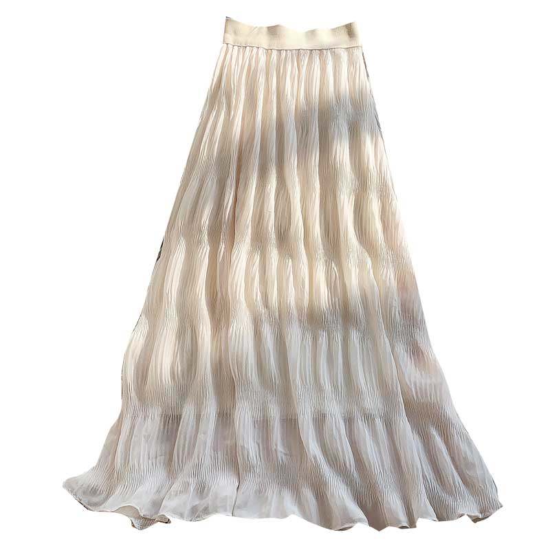 2020春夏新款网纱显瘦垂感的半身裙 茵蔚半身裙