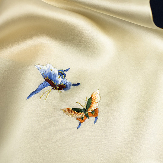 圣诞节苏州真丝手帕女汉服丝绸小方巾礼物礼品伴手礼桑蚕丝手绢