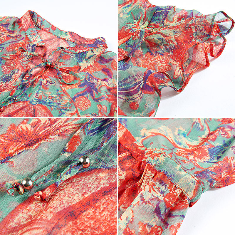 海边度假2020新款波西米亚女沙滩裙 空花连衣裙