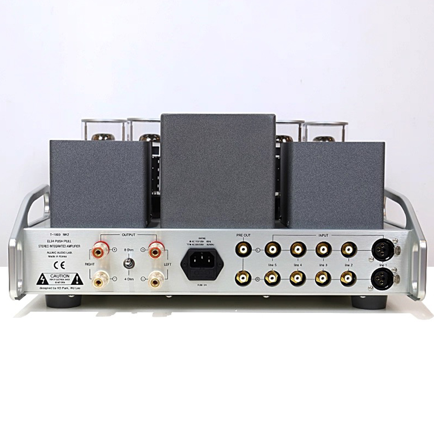 韩国奥立ALLNIC T-1800 MK2 EL34电子管推挽胆机立体声合并功放 - 图2