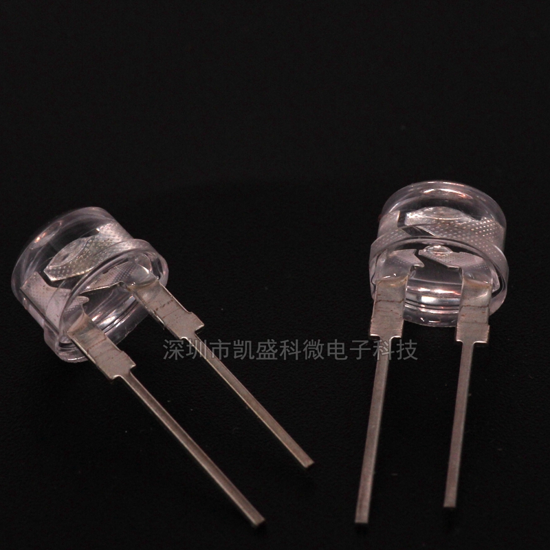 直插 8MM 草帽 0.5W 白灯 白发白 发光二极管 白色LED F8 灯珠 - 图3