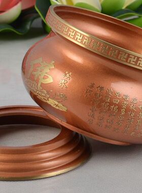 精品批 发台湾纯铜红金三层座字心檀香盘香掌柜推荐