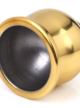 佛堂供杯 光身纯铜带内胆圣水杯 贡杯净水杯佛前莲花供杯