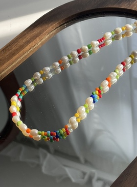 原创日常百搭天然珍珠项链