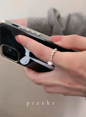 s925银女日韩风个性设计款戒指