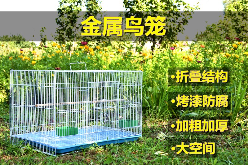 鸟笼子鹦鹉鸟笼八哥虎皮玄凤牡丹鸽子笼养殖笼鸟笼大号超大特大_虎窝淘