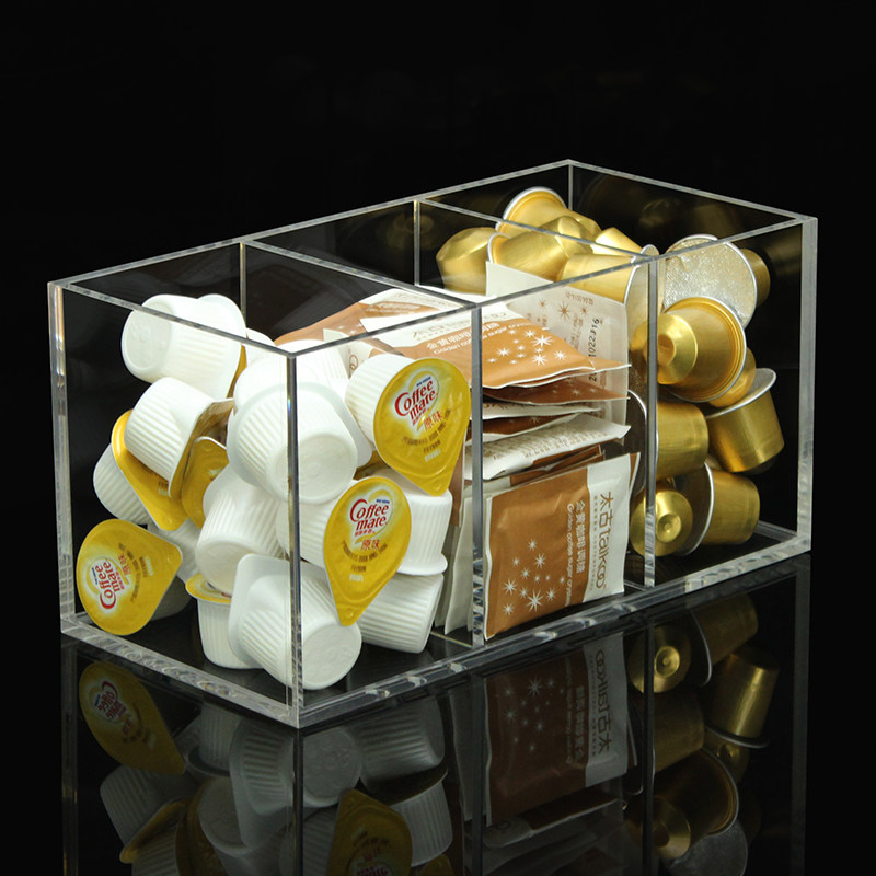 速溶咖啡胶囊收纳盒翻盖防尘亚克力奶球糖果透明手工咖啡配具收纳,淘宝优惠券,粉丝福利购,淘宝优惠卷
