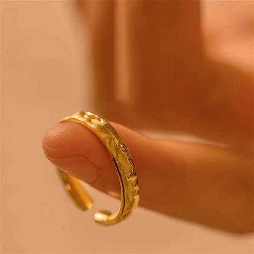 Niche design honey jar ring for women minimalist fashion