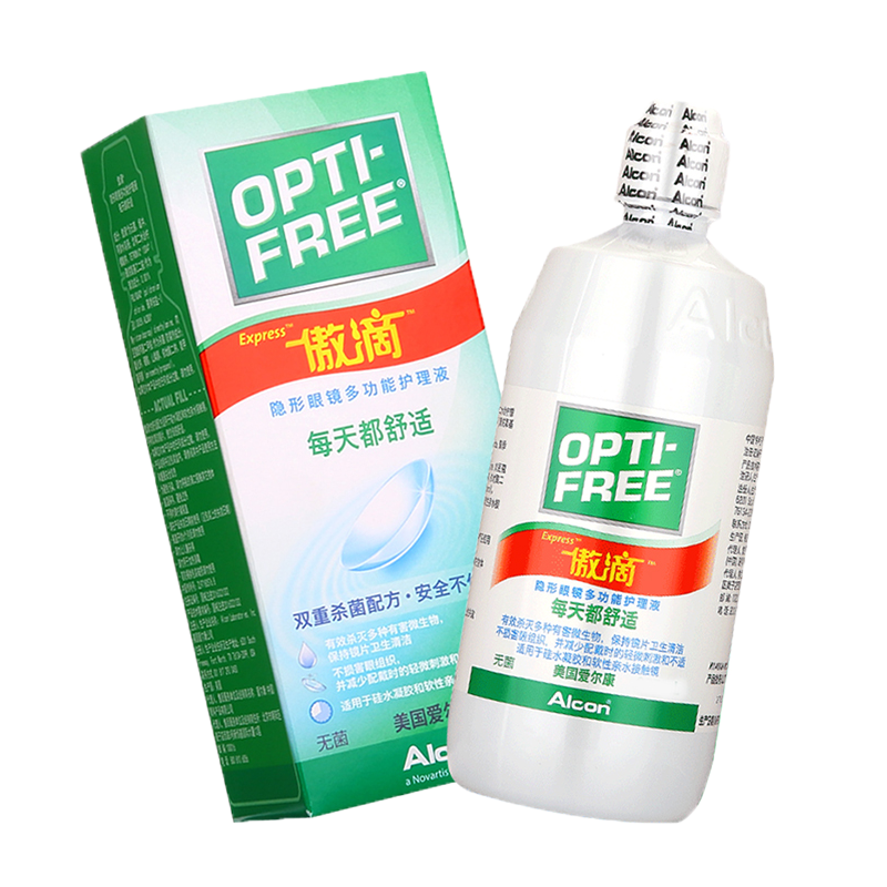 爱尔康傲滴355ml*隐形眼镜护理液 维盟隐形眼镜护理液