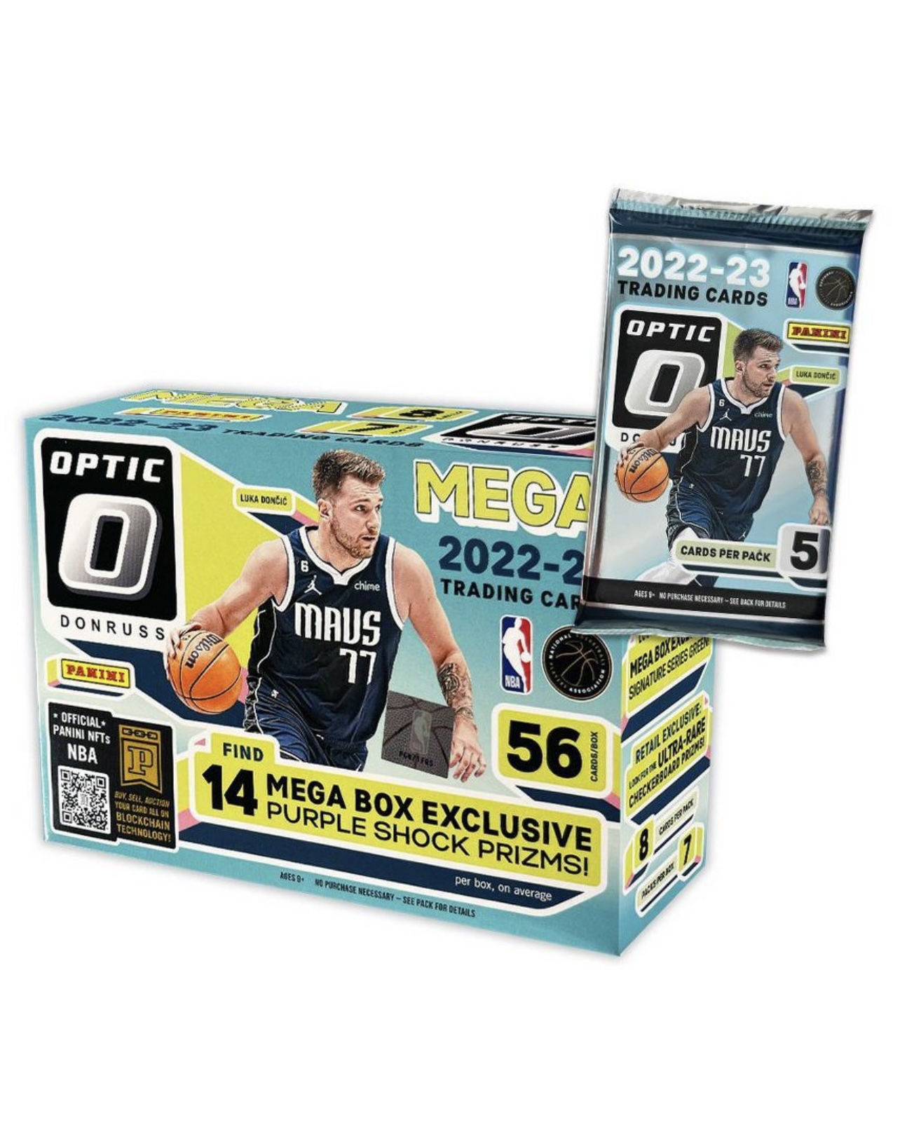 顺丰包邮帕尼尼 Panini NBA 22-23 Donruss Optic Mega紫瀑布-图0