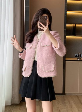 伊乐朵2023年单排扣设计两件套女