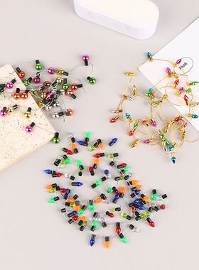 1:12 1 String Of Fake Lights Christmas Good Decoration Dollh