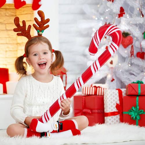 Christmas Crutches Balloon Ornaments Merry Christmas Decorat - 图2