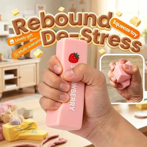1~4Pcs Soft Squishy Butter Stick Fidget Toy Stress Relief Sl - 图1