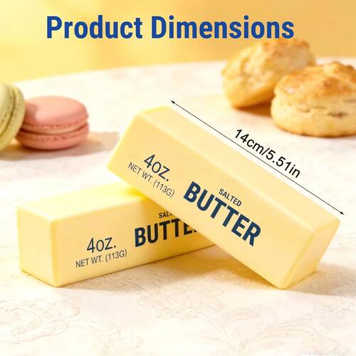 1~4Pcs Soft Squishy Butter Stick Fidget Toy Stress Relief Sl - 图0