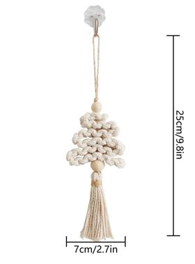 Christmas Handmade Ornament Hanging For Home Hand Woven Macr