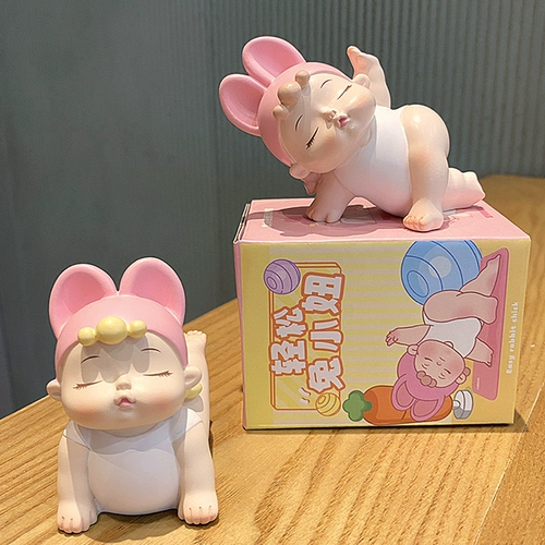 Настольное мультяшное украшение для ногтей для йоги для авто, подарок на день рождения