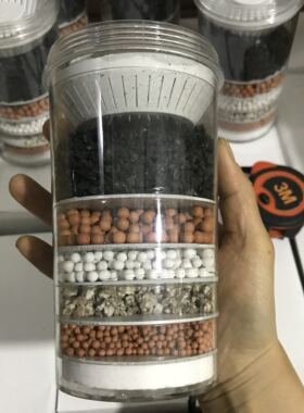 净水桶过滤桶净水器滤芯多层活性炭 矿化球 麦饭石 陶瓷球 陶瓷片