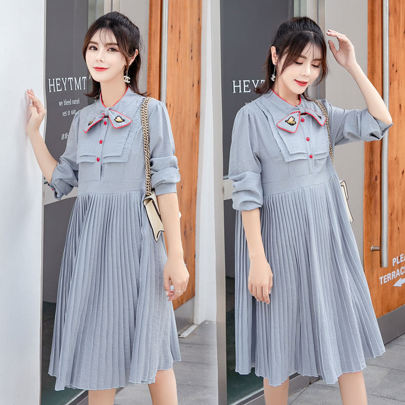 孕妇装春装时尚款2021新款连衣裙 himibaby连衣裙