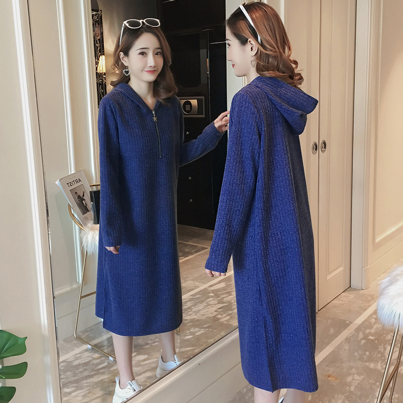 孕妈潮装孕妇春季连衣裙宽松卫衣 himibaby连衣裙