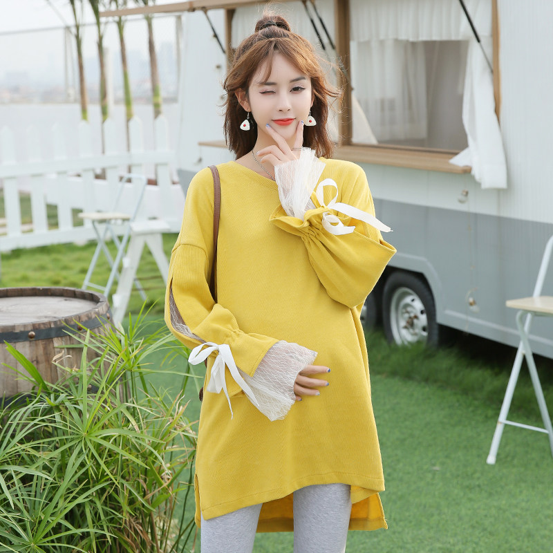 孕妇秋装2020辣妈时尚网红款连衣裙 himibaby连衣裙