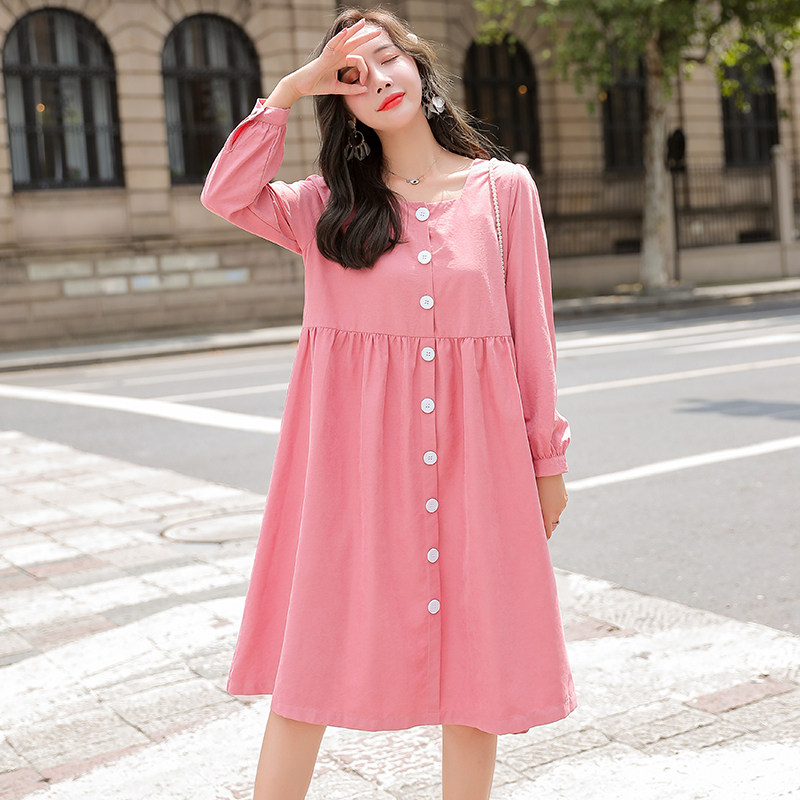 孕妇春装时尚款2022新款韩版连衣裙 himibaby连衣裙