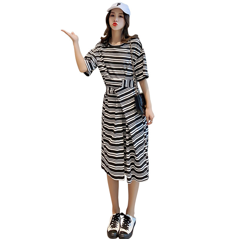 孕妇裙显瘦中长款韩版潮妈连衣裙 himibaby连衣裙