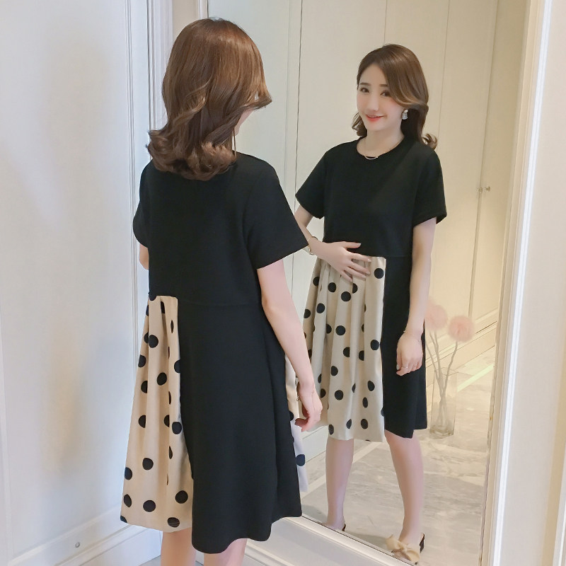 孕妇装夏装百褶2021新款宽松连衣裙 himibaby连衣裙