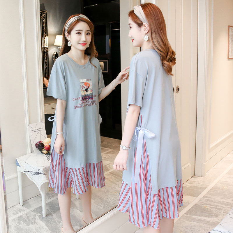 孕妇装2021夏装新款时尚款连衣裙 himibaby连衣裙