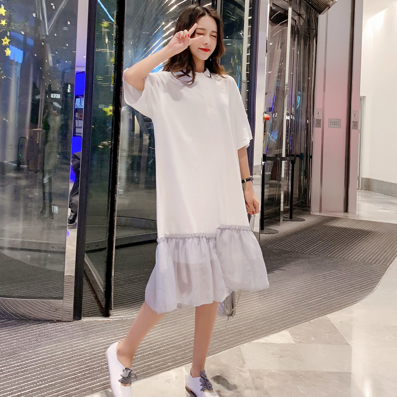 孕妇装夏装2021新款夏季短袖连衣裙 himibaby连衣裙