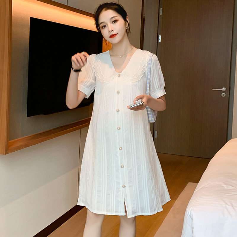 孕妇洋气2020夏款外出夏装连衣裙 himibaby连衣裙