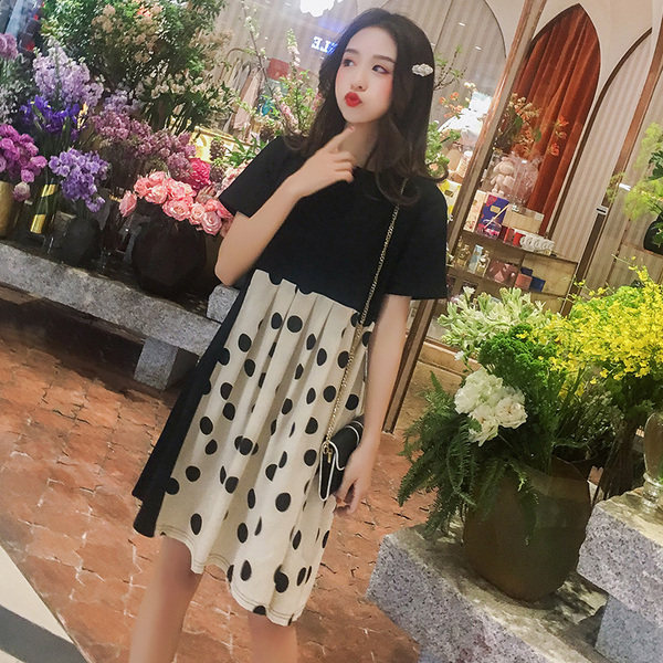 孕妇装夏装百褶2021新款宽松连衣裙 himibaby连衣裙