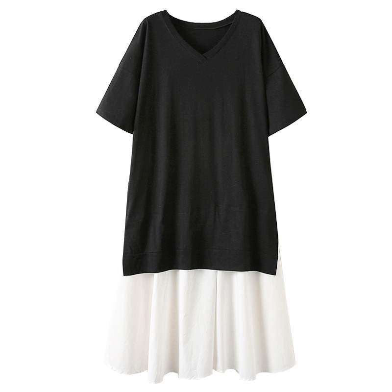 孕妈妈长款过膝辣妈潮装大码连衣裙 himibaby连衣裙